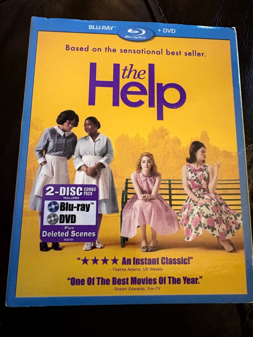 The Help Blu-ray + DVD - Yellow & Purple Cover